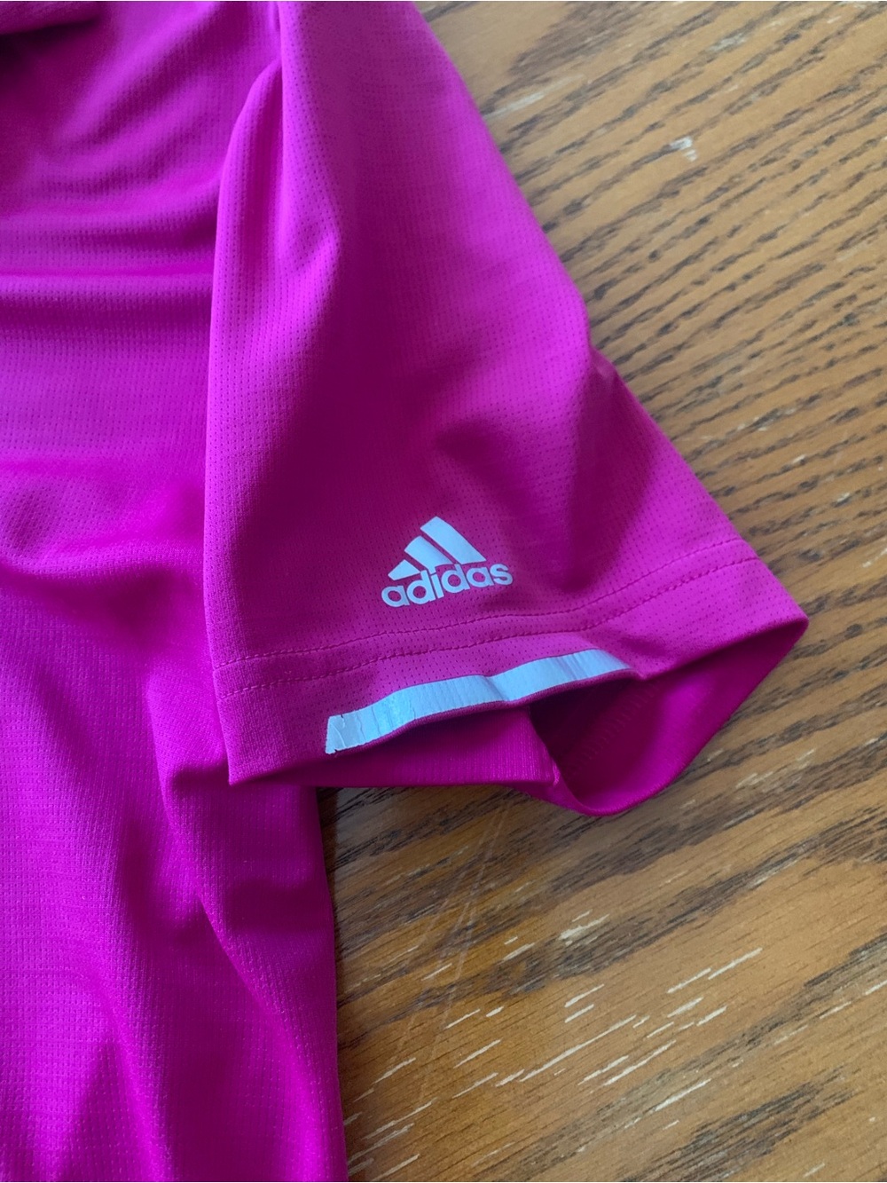 Adidas Climachill White Short Sleeve Polo Size M - Picture 3 of 7